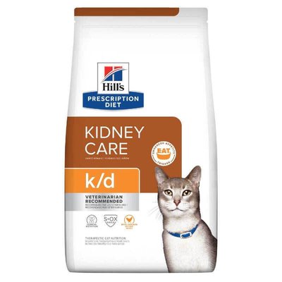 Hill's PD Feline K/D ActivBiome+ Kidney Defense - Захворювання нирок, ниркова недостатність, 0,4кг 605989 фото