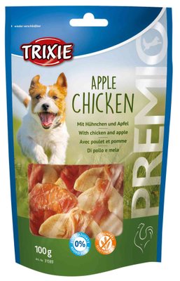 Trixie Premio Apple Chicken шматочки Курки з Яблуком для собак, 100г TX-31593 фото
