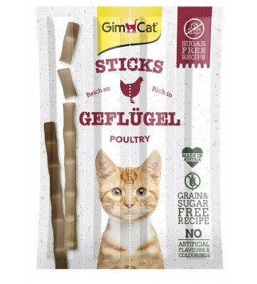 GimCat Sticks Poultry - Палички для котів зі свійською Птицею G-420868/400761 фото