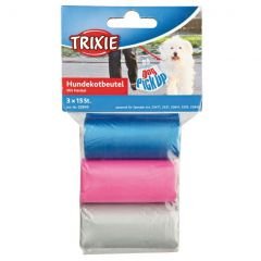 Trixie пакети різнокольорові з ручками для сміття TX-22845 фото