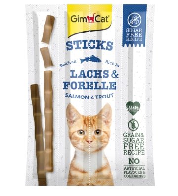 GimCat Sticks Salmon and Troute - Палички для котів з Лососем і Фореллю G-400778 фото