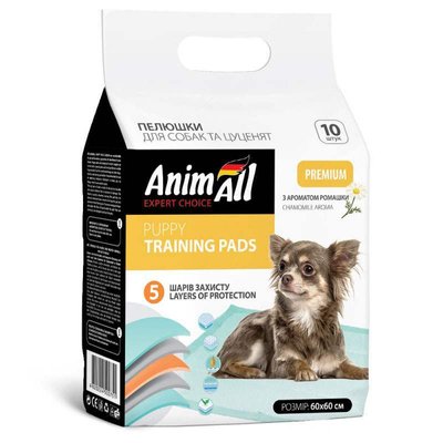 AnimAll Puppy Traning Pad - Пелюшки з ароматом Ромашки для цуценят та собак 147961 фото