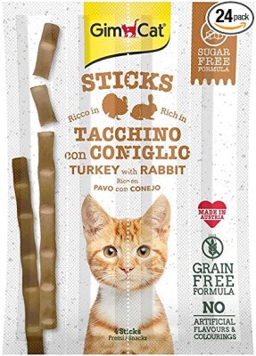 GimCat Sticks Turkey and Rabbit - Палички для котів з Індичкою та Кроликом G-420905/420530 фото