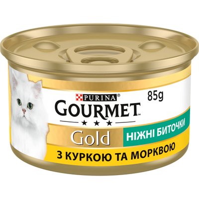 Gourmet Gold ніжні биточки з Куркою та Морквою, 85г 44220 фото