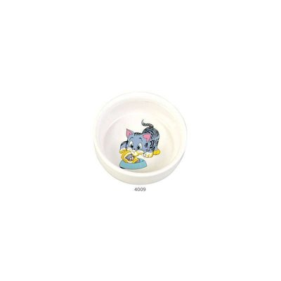 Trixie - Миска керамічна для котів, малюнок: Кошеня, обєм: 300мл TX-4009 фото