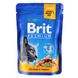 Brit Premium Шматочки з лососем і фореллю для котів 100271 /505999 фото 1