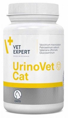 UrinoVet Cat - підтримка сечового тракту для котів, 45 табл 46145 фото