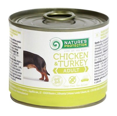 Nature's Protection Dog Adult Chicken & Turkey, 200г KIK24522 фото