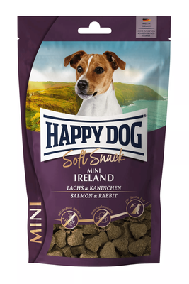 Happy Dog Soft Snack Mini Ireland Salmon and Rabbit, 100г 61259 фото