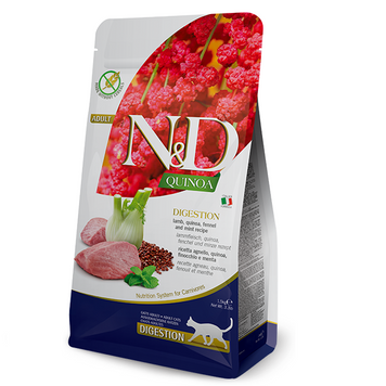 Farmina N&D Cat Grain Free Digestion Quinoa, Lamb and Fennel 179967 фото