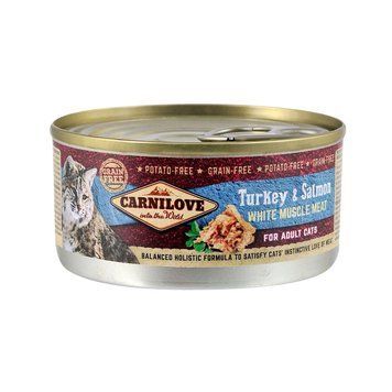 Carnilove Turkey & Salmon Cat Adult, 100г 100561/111283/8998 фото
