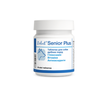 Dolfos Senior Plus Mini - Комплексні вітаміні для собак малих порід похилого віку, 90 табл 5903-90 фото