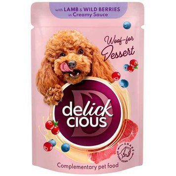 Delick Cious Dog Lamb & Wild Berries in Creamy Sauce, 80г D6211502 фото