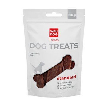 WauDog Treats - в'ялене Качине м'ясо для собак, 100г 4451 фото