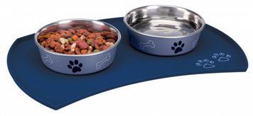 Trixie Place Mat - Килимок силіконовий під миски, колір: Синій TX-24568 фото