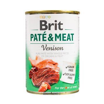 Brit Care Dog Pate & Meat Venison Cans, 400г 100866/100078/0328 фото