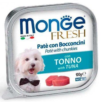 MonGe Fresh Dog with Tuna Cans, 100г 70013017 фото