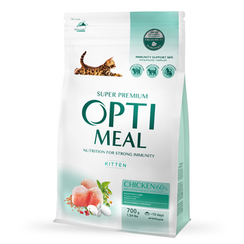 Optimeal Kittens with Chicken, 0,7кг 36470 фото