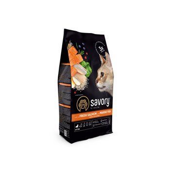 Savory Kitten Salmon with Marine Fish, 0,4кг 21137 фото