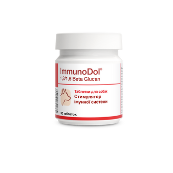 Dolfos ImmunoDol - Харчова добавка для зміцнення імунітету собак, 30 табл 138-30 фото