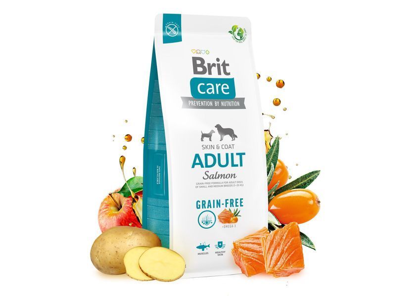 Brit Care Grain Free Adult Salmon & Potato, 1кг 172196 фото