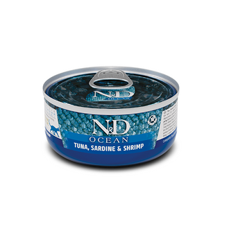 Farmina Ocean Cat Tuna, Sardine & Shrimp - Шматочки з тунцем, сардиною та креветкою в соусі, 70г 179460 фото