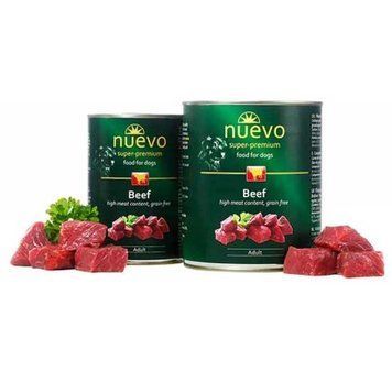 Nuevo Dog Beef Cans - рублене м'ясо Яловичини для собак, 400г 95004     (403) фото