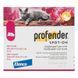 Крупний план упаковки крапель Profender Cat Spot-On для котів вагою 5-8 кг, поштучно
