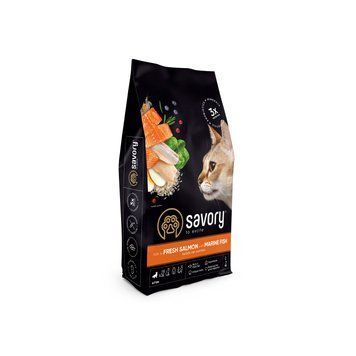 Savory Kitten Salmon with Marine Fish, 8кг 21168 фото