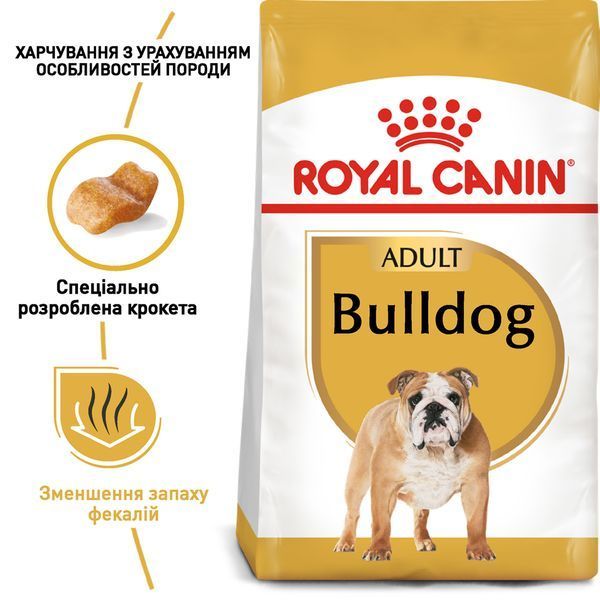 Royal Canin Bulldog Adult, 12кг 2590120 фото Royal Canin Bulldog Adult, 12кг 2590120 фото