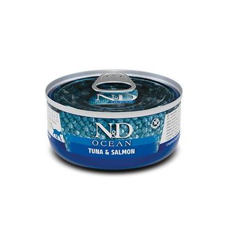 Farmina Ocean Cat Tuna & Salmon - Шматочки з тунцем та лососем в соусі, 70г 179462 фото