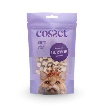 Натуральні ласощі для котів Cosset &mdash; ліофілізований яловичий шлунок, 40 г. 100% натуральний продукт для здорового травлення. Купуйте онлайн преміальну сублімацію без хімічних добавок.