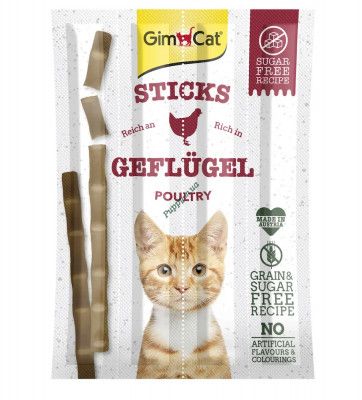 GimCat Sticks Poultry - Палички для котів зі свійською Птицею G-420868/400761 фото