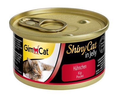 GimCat Shiny Cat Jelly консерви для котів з Куркою G-413112 /413310 фото