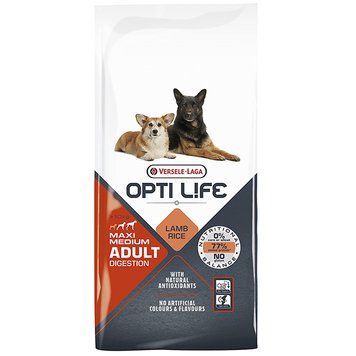 Opti Life Dog Medium & Maxi Digeston Lamb & Rice, 12,5кг 311332 фото
