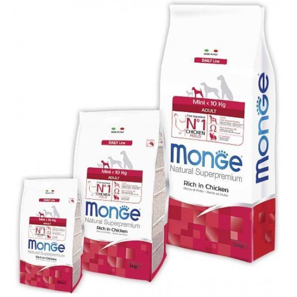 Monge Dog Mini Adult Chicken, 0,8кг 70004091 фото