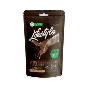 Nature's Protection Lifestyle Dog Snack Rabbit Ears With Duck, 75г SNK46136 фото