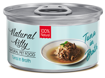 Natural Kitty Tuna in Broth &mdash; Кусочки тунца в бульоне для кошек, 80г CHT21044 фото