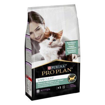 Purina Pro Plan LiveClear Kitten Turkey, 1,4кг 23252 фото