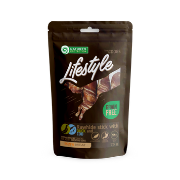Nature's Protection Lifestyle Dog Snack Rawhide Sticks With Duck And Cod Rolls, 75г SNK46132 фото