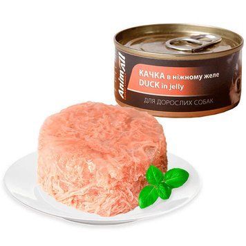 AnimAll Dog Duck Jelly Cans &mdash; кусочки Утки в желе для собак, 85г 168317 фото