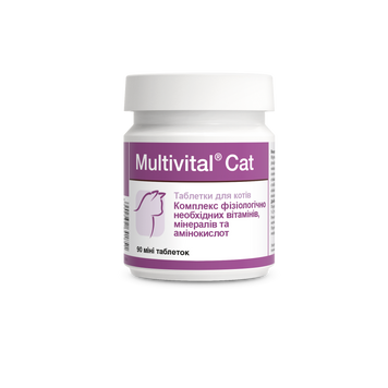 Dolfos Multivital Cat &mdash; комплексные витамины для котов, 90 табл 190-90 фото