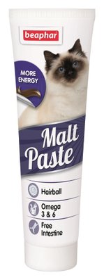 Beaphar Malt Paste - паста для виведення шерсті для котів, 100г BAR12563 фото