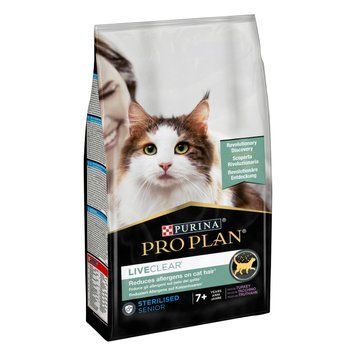 Purina Pro Plan LiveClear Sterilised Senior Turkey, 1,4кг 23273 фото