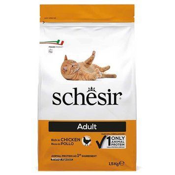 Schesir Cat Chicken - Сухий корм з Куркою для котів на Вагу ШКВК5 фото