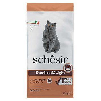 Schesir Cat Sterelized Light Chicken - для стерелізованих котів з Куркою на Вагу ШКВСК5 фото