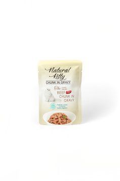 Natural Kitty Chunk Chicken, Tuna & Beef in Gravy, 85г NKS240803 фото