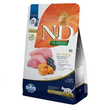 Farmina N&D Cat Grain Free Neutered Lamb and Blueberry, 0,3кг 180820 фото