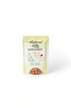 Natural Kitty Chunk Chicken, Tuna & Duck in Gravy, 85г NKS240806 фото