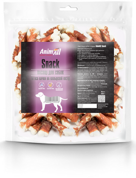 AnimAll Dog Snack м'ясо Качки на кальцієвій кістці для собак на Вагу 151742_1 фото